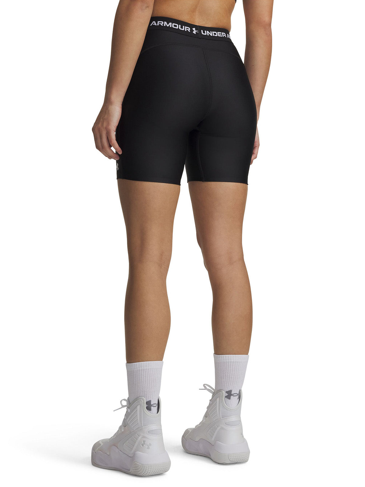 UA HeatGear 7" Calza negro para mujer