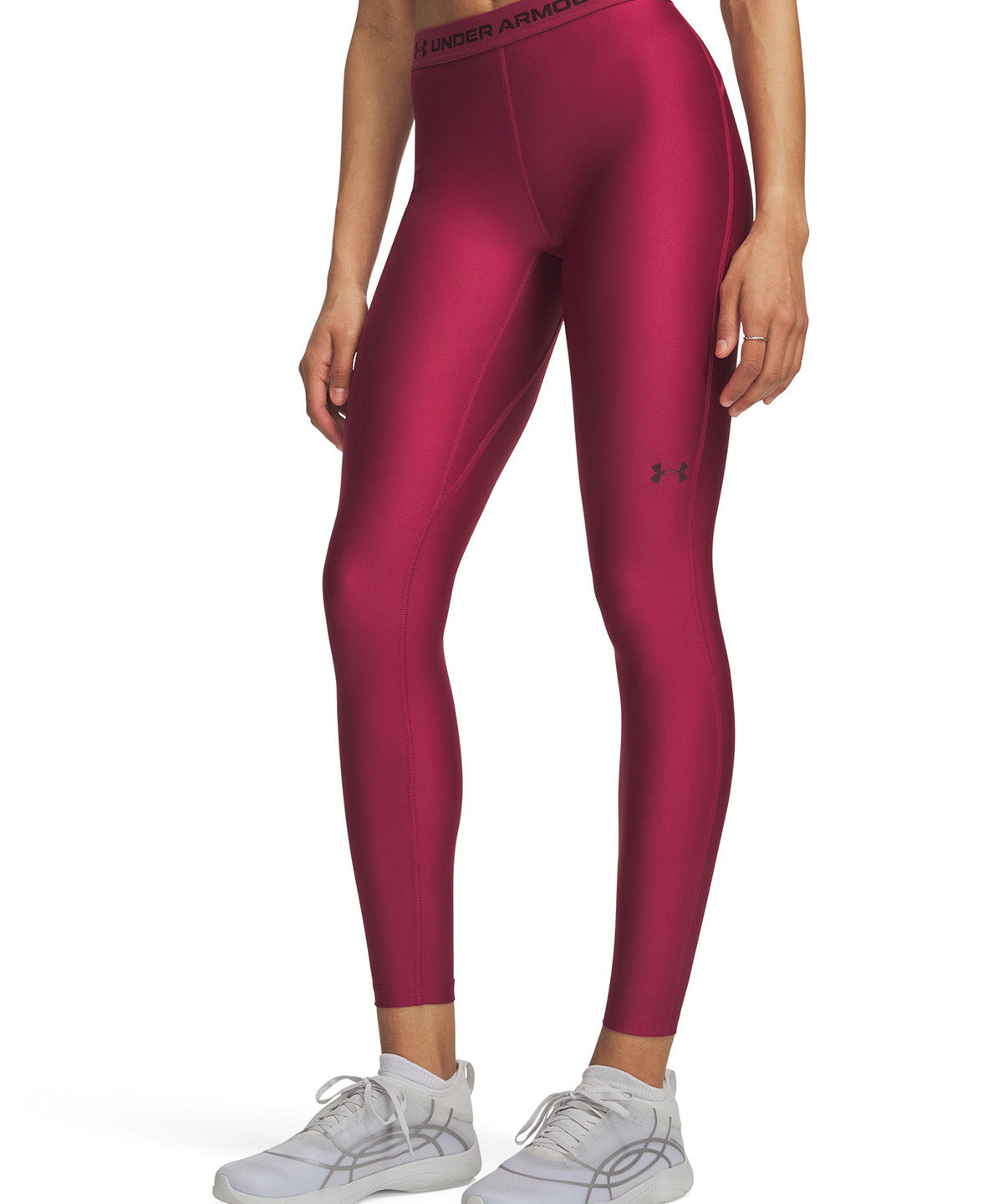 Calza UA HeatGear roja para mujer
