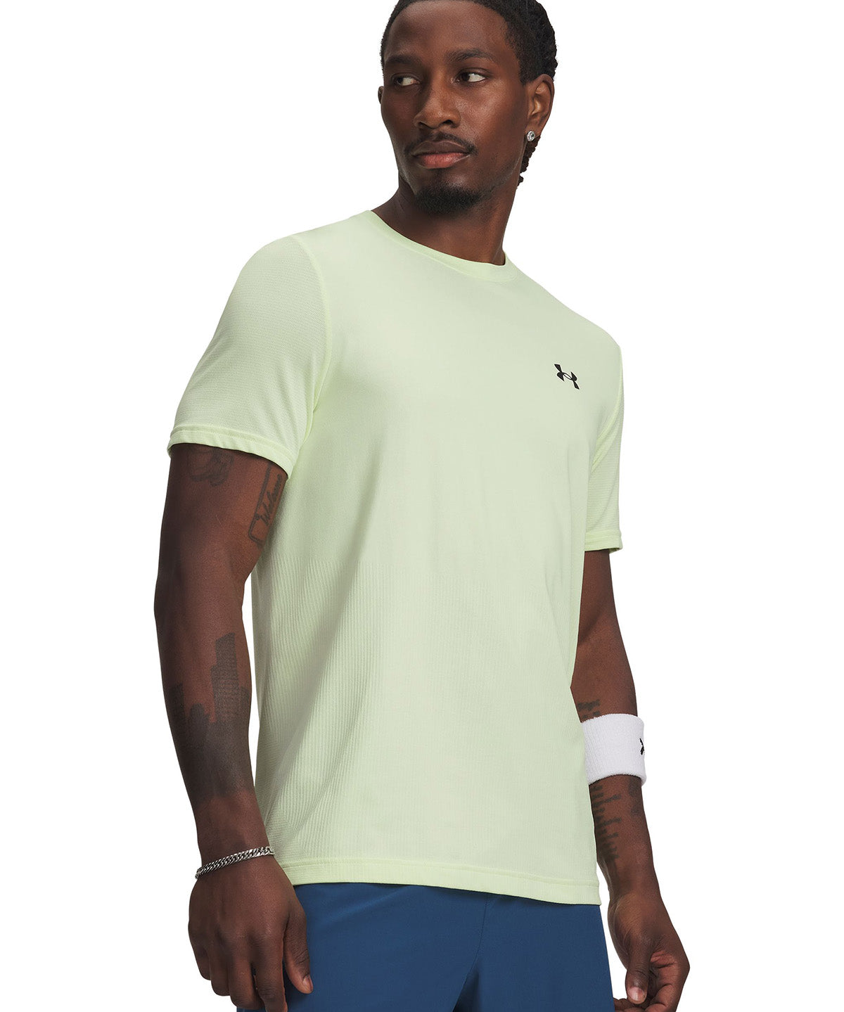 UA Vanish Elite Polera manga corta verde para hombre