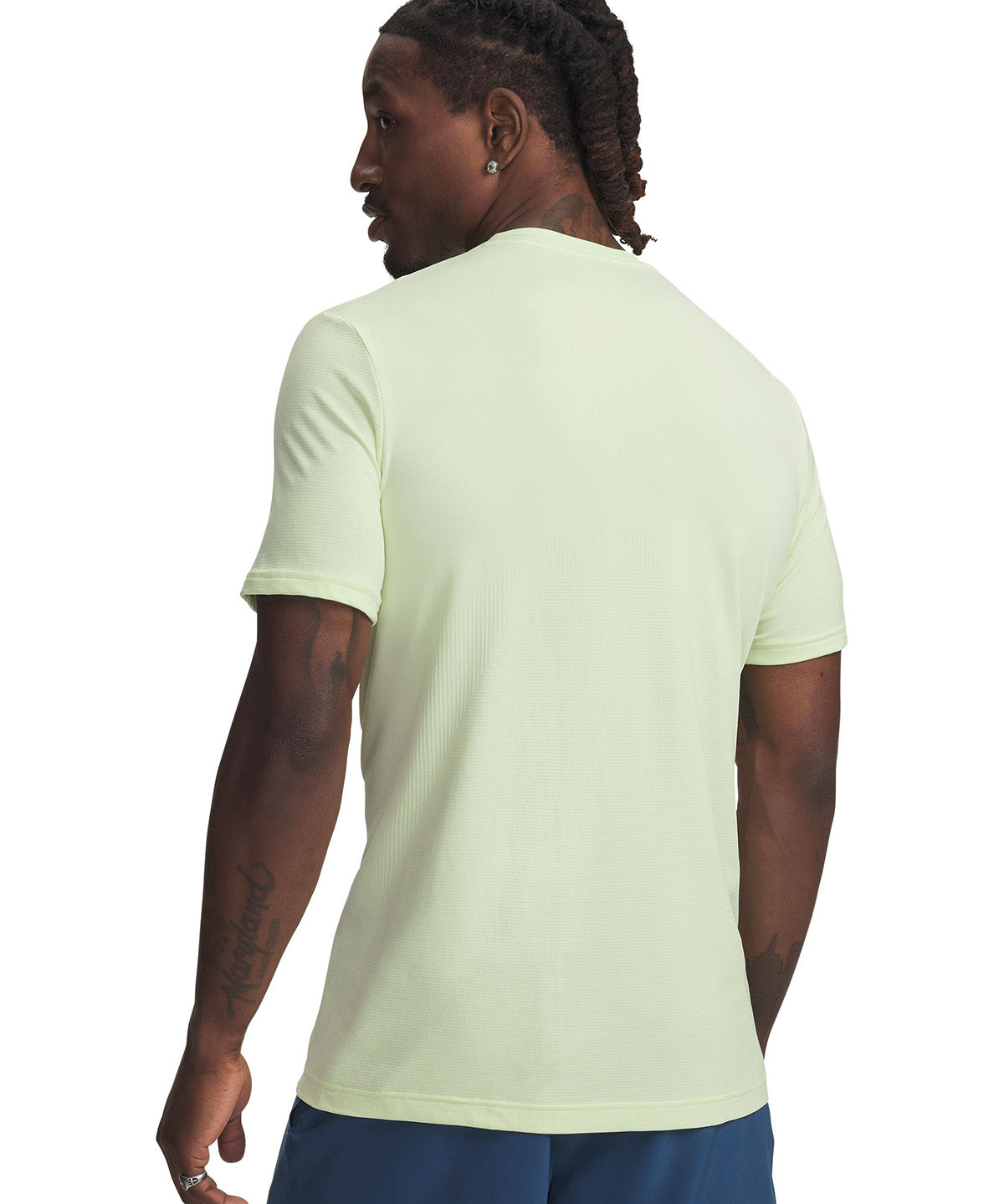 UA Vanish Elite Polera manga corta verde para hombre