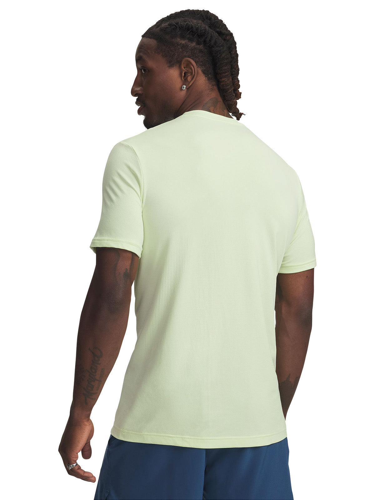 UA Vanish Elite Polera manga corta verde para hombre