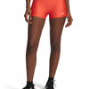 UA HeatGear Shorty Calza rojo para mujer