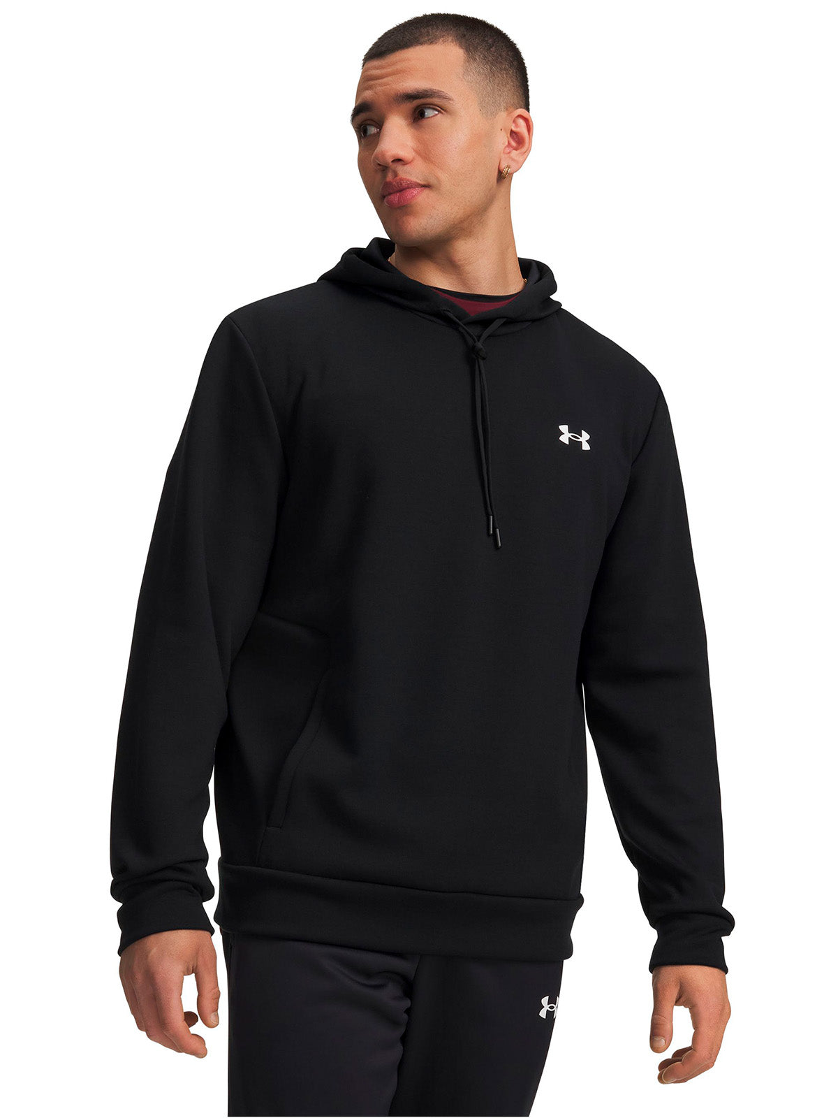 Poleron UA Flex Fleece negro para hombre