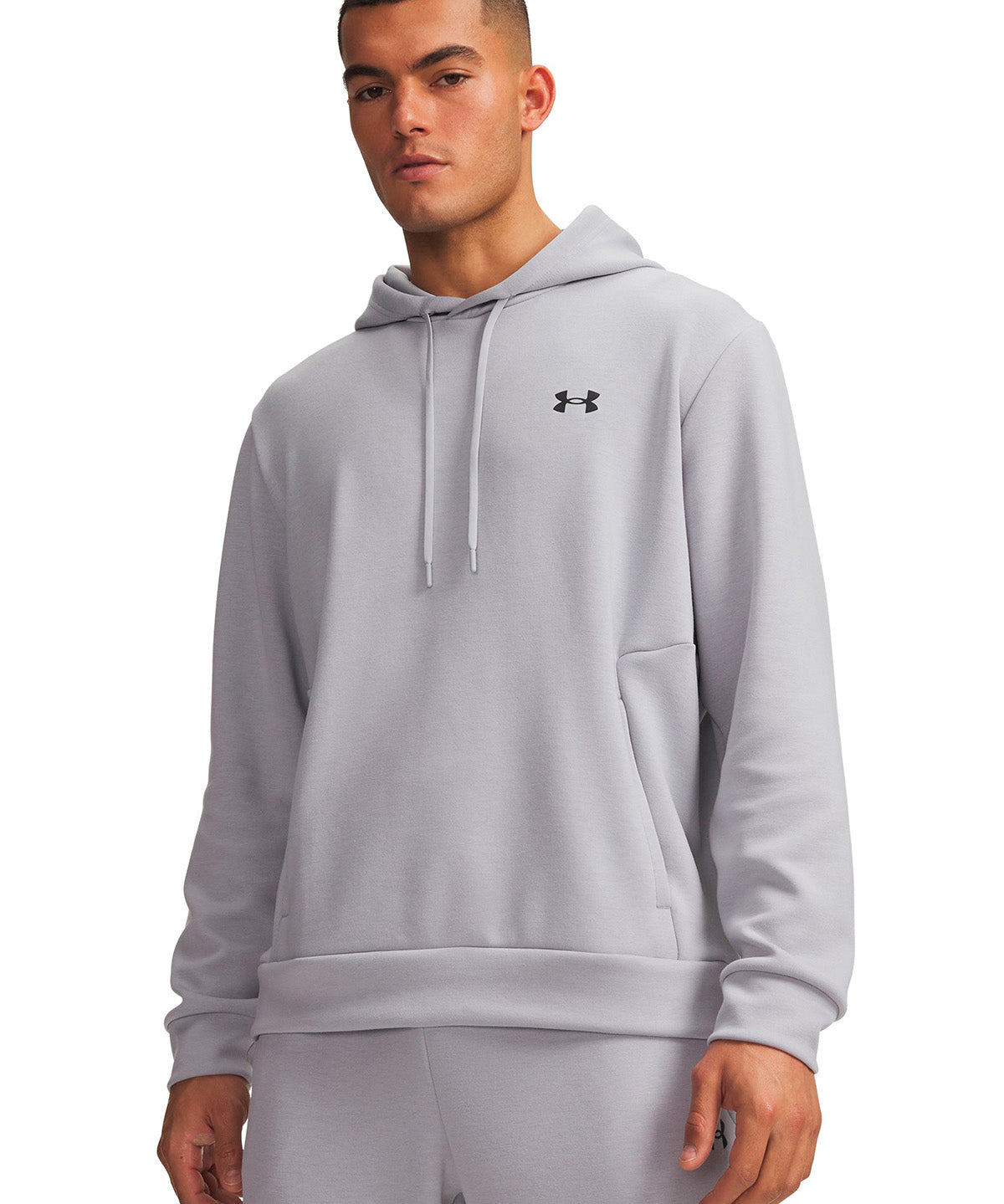 Poleron UA Flex Fleece gris para hombre