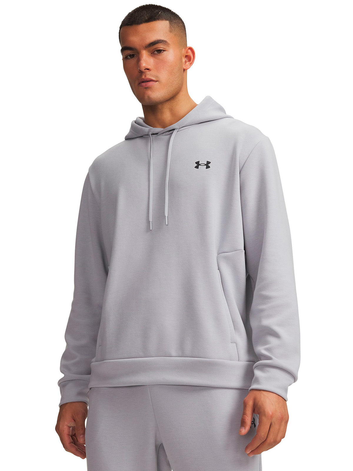 Poleron UA Flex Fleece gris para hombre