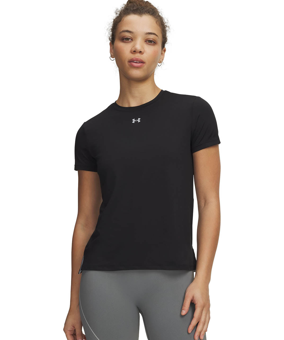 UA Vanish Polera manga corta negro para mujer