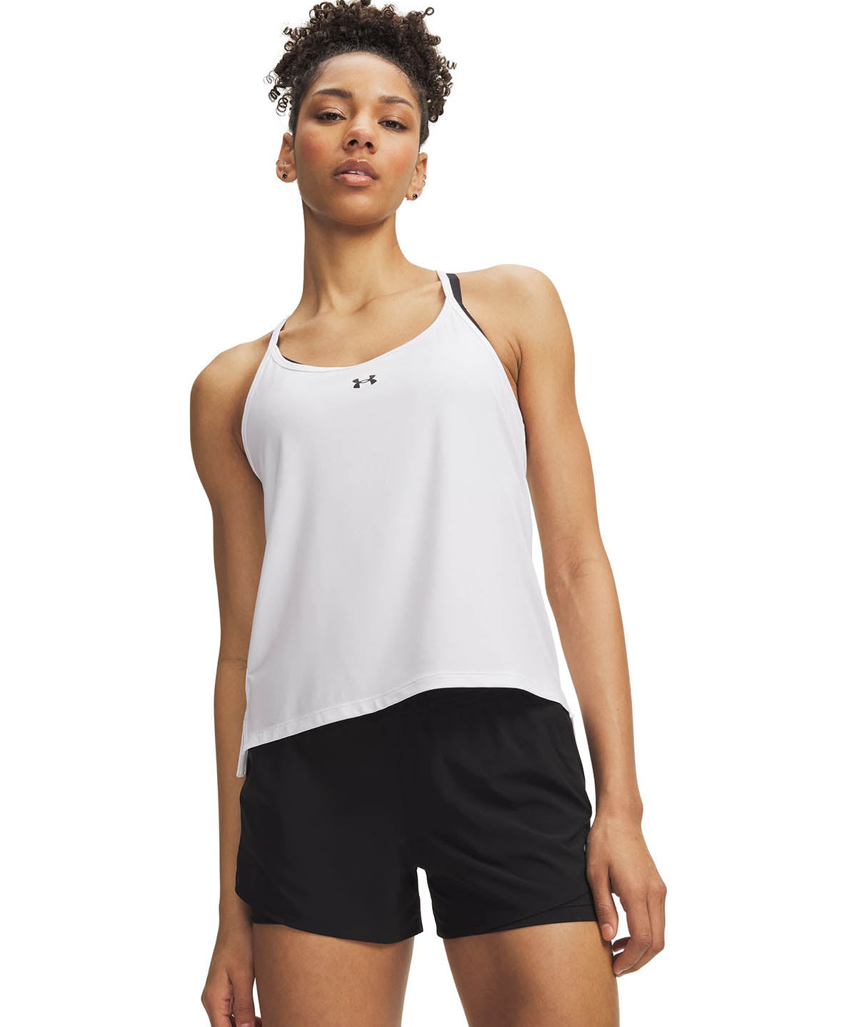UA Vanish Tank Polera sin manga blanco para mujer