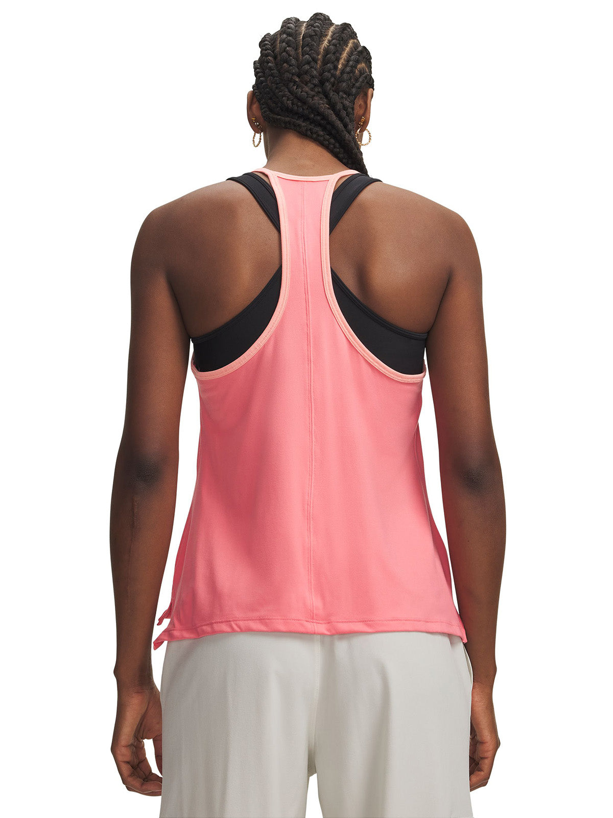 UA Vanish Tank Polera sin manga rosado para mujer