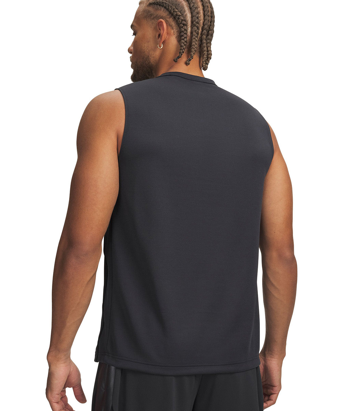 UA Curry Training Tank Polera Sin Mangas gris para hombre