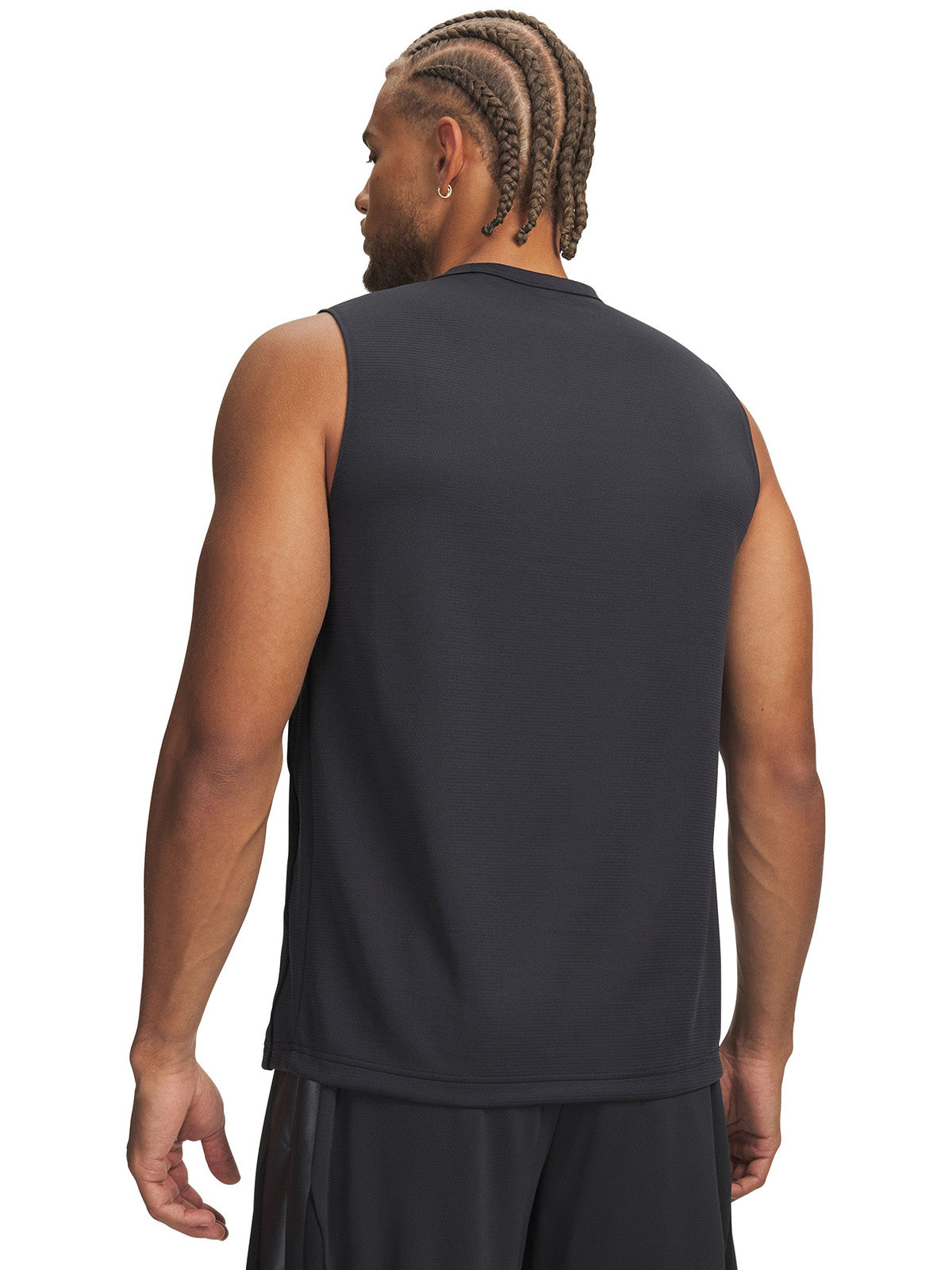 UA Curry Training Tank Polera Sin Mangas gris para hombre