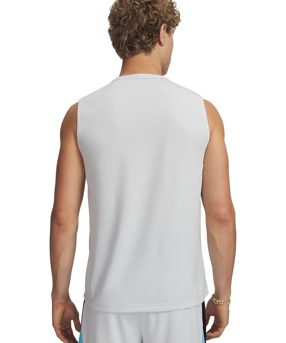 UA Curry Training Tank Polera Sin Mangas gris para hombre