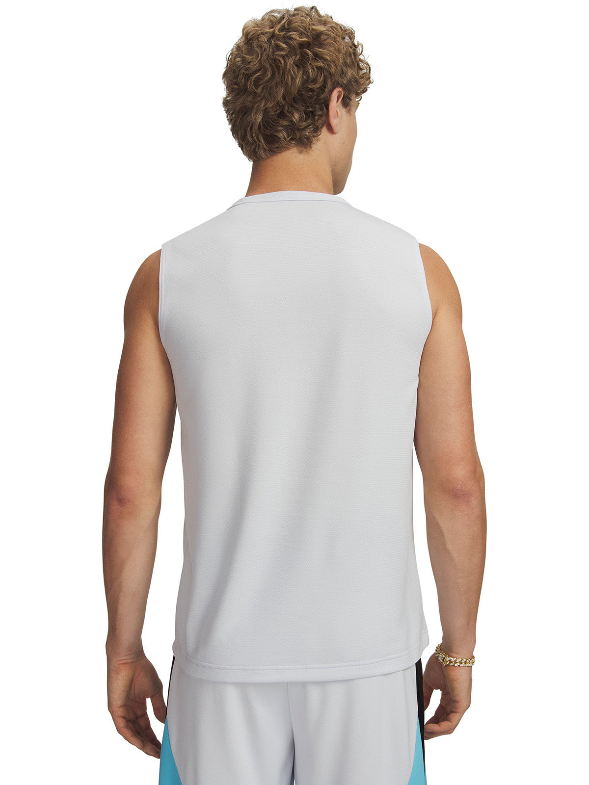 UA Curry Training Tank Polera Sin Mangas gris para hombre