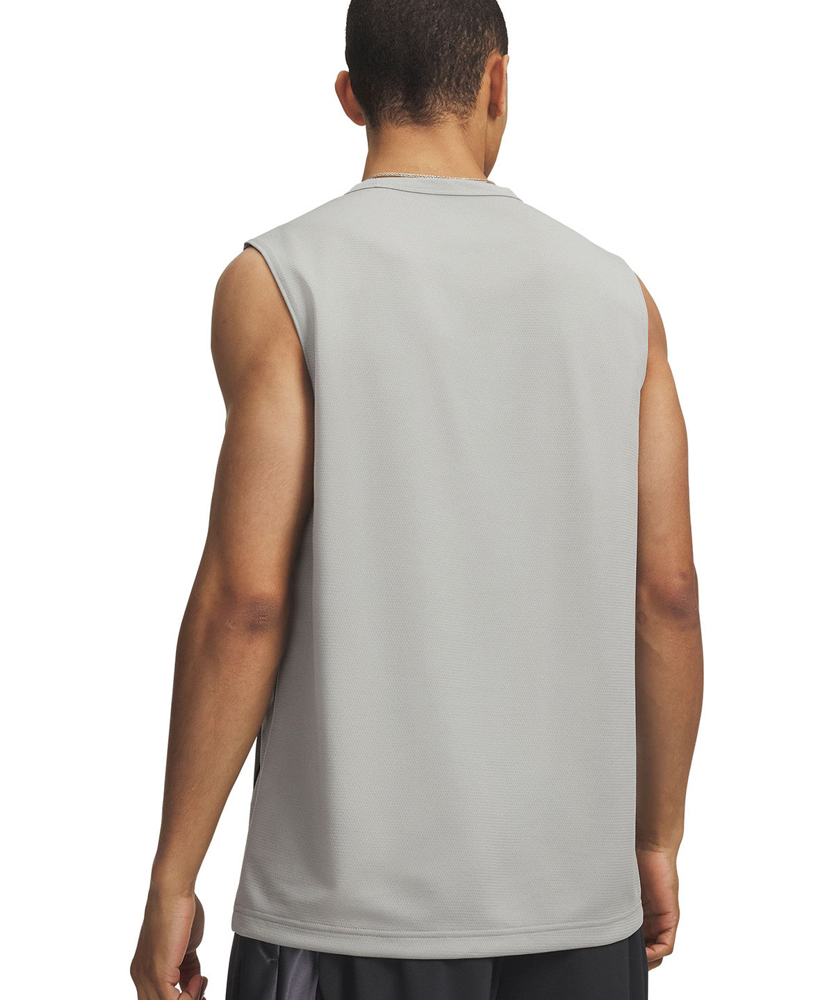 UA Curry Training Tank Polera Sin Mangas gris para hombre