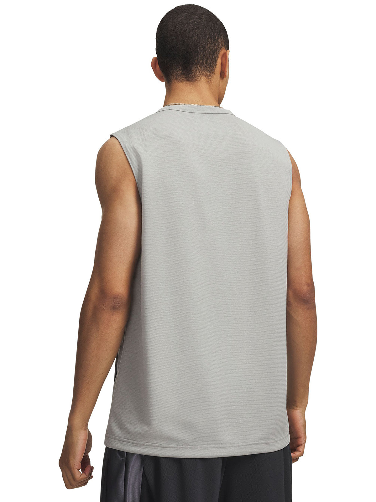 UA Curry Training Tank Polera Sin Mangas gris para hombre