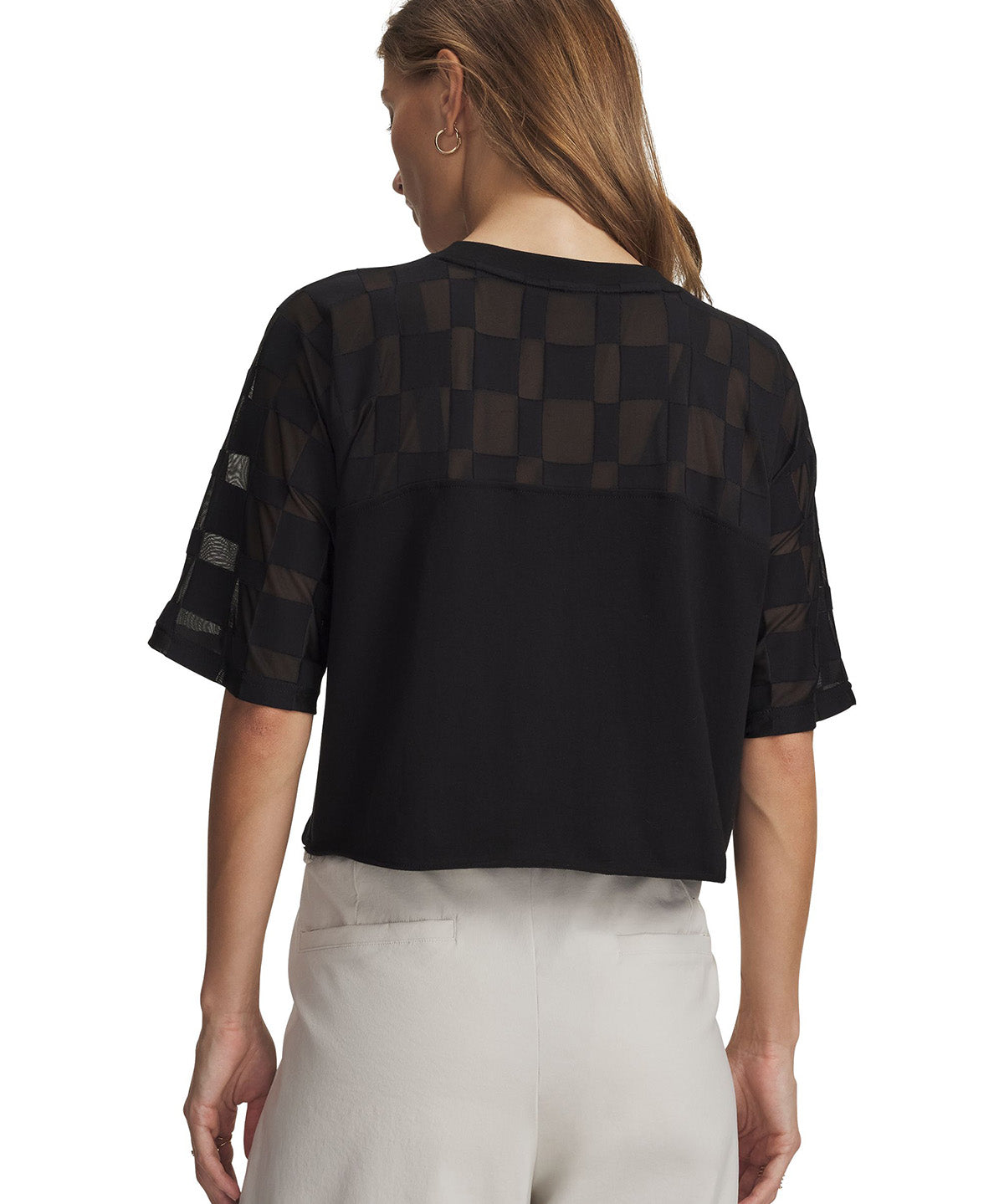 UA Burnout 96 Polera Manga Corta negro para mujer