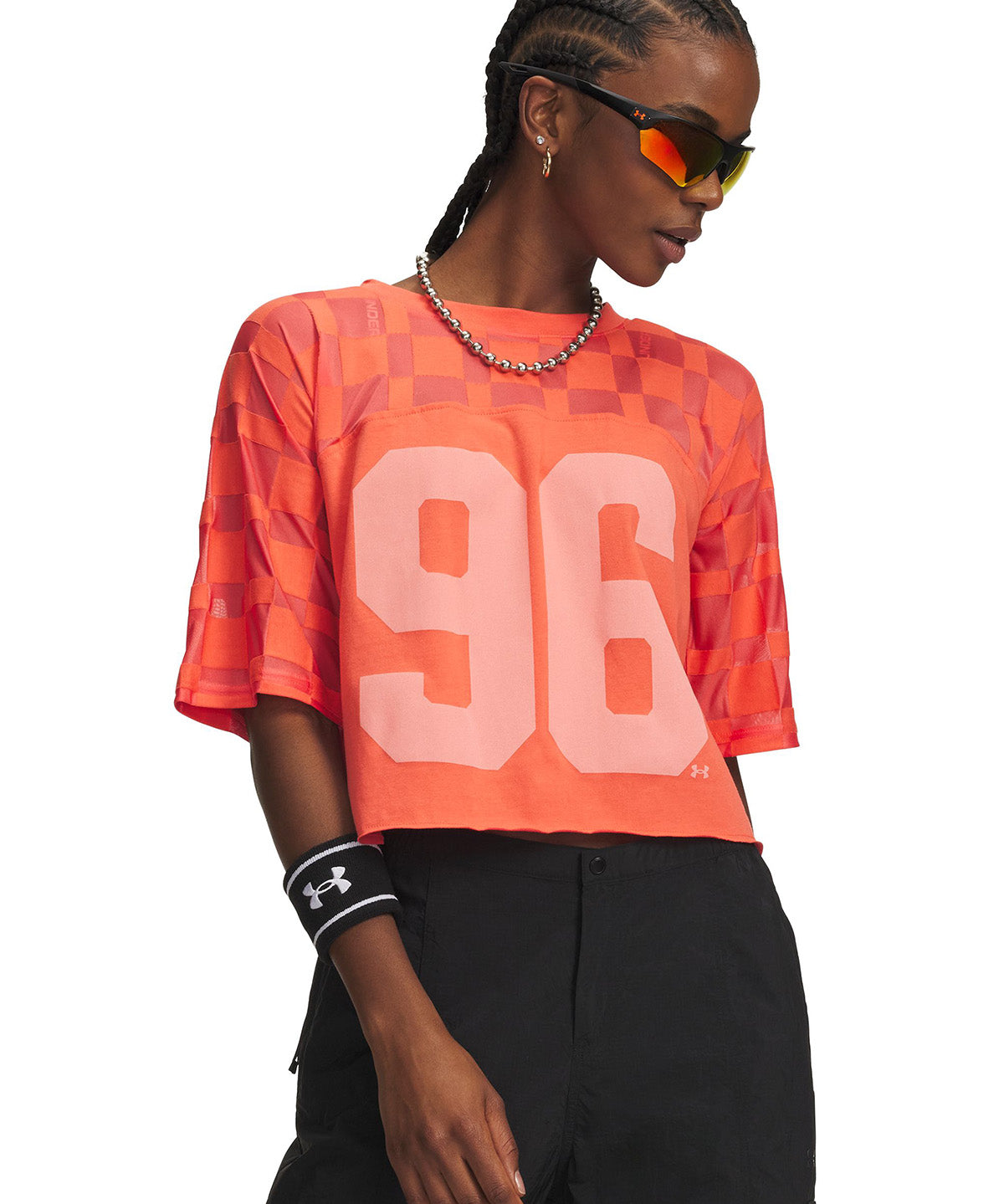 UA Burnout 96 Polera Manga Corta rojo para mujer