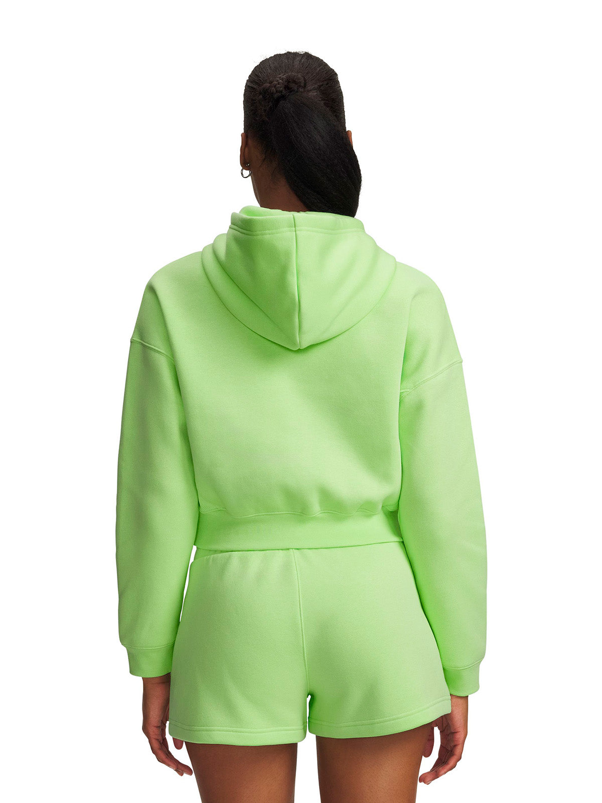UA Icon Fleece verde para mujer