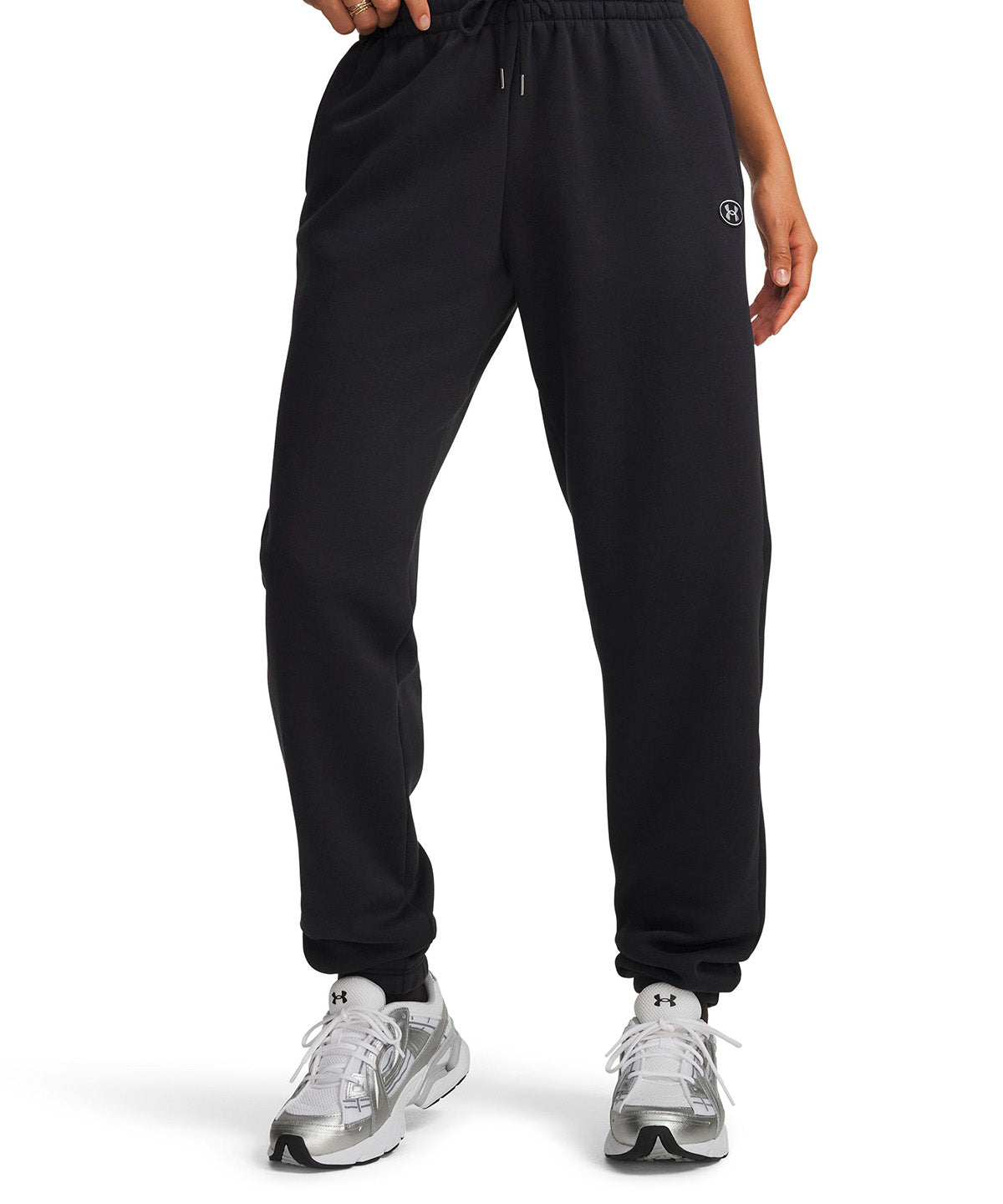 UA Icon Fleece negro para mujer