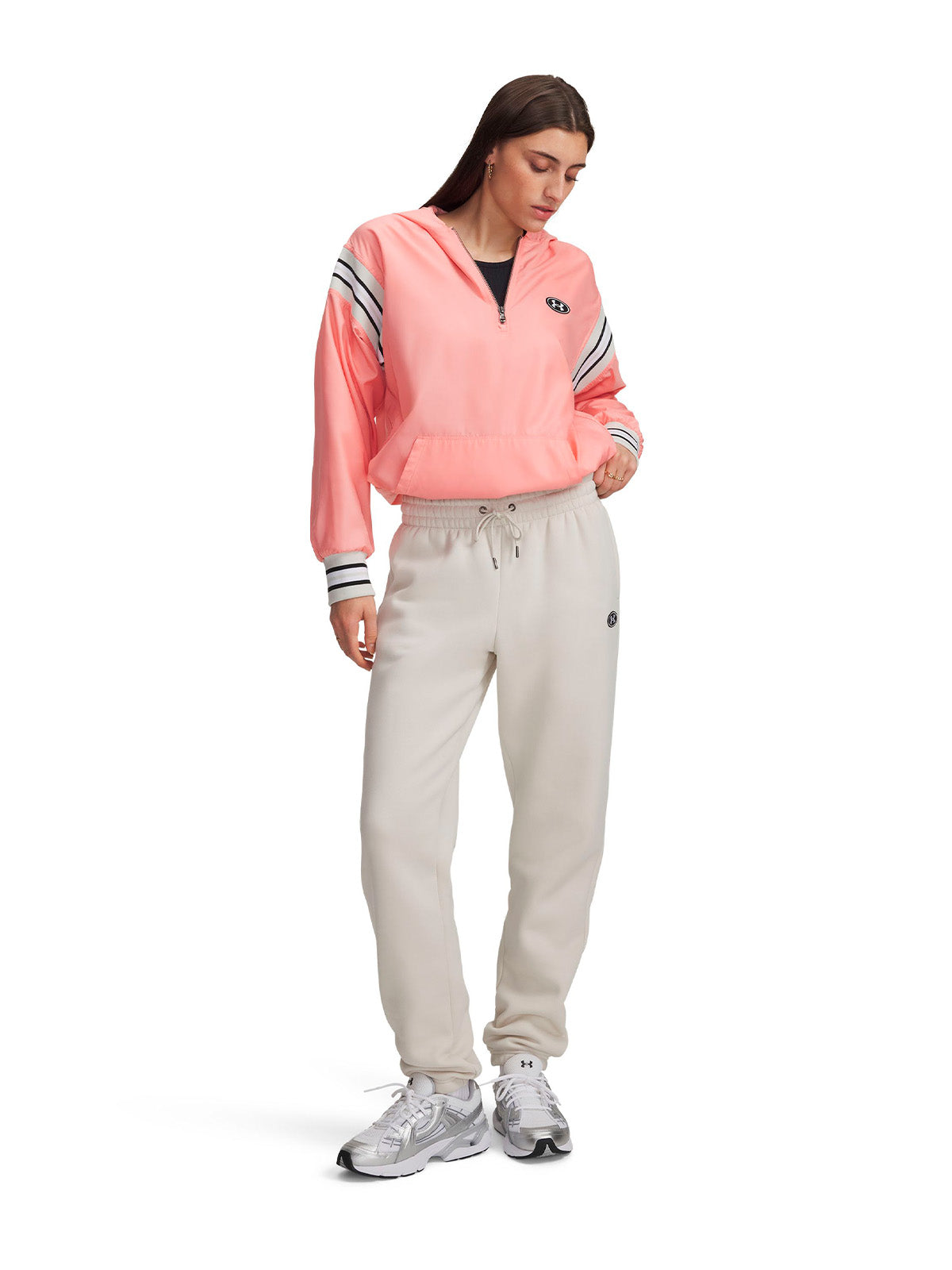 UA Icon Fleece blanco para mujer