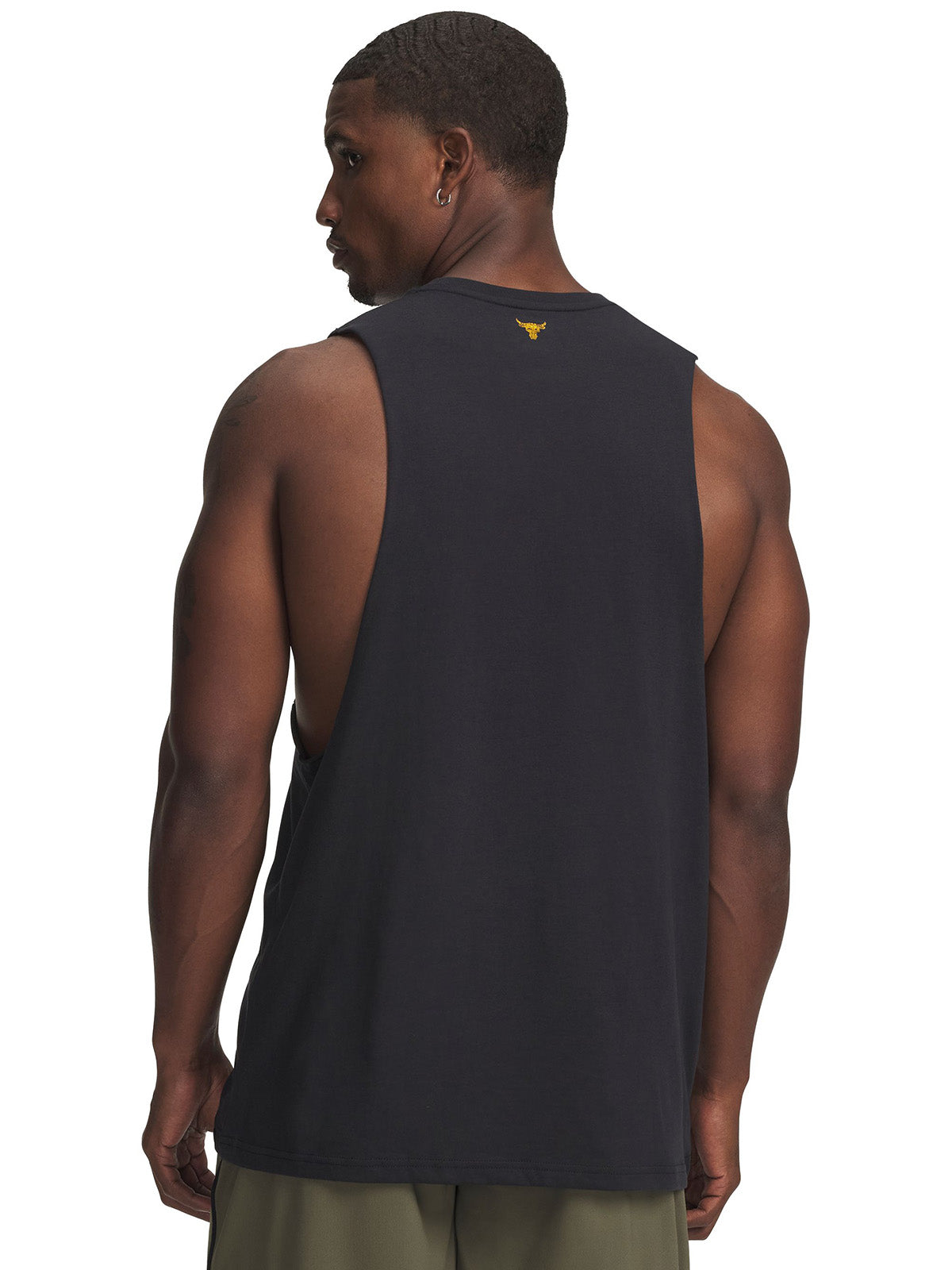 UA Project Rock BSR Polera sin mangas negra para hombre
