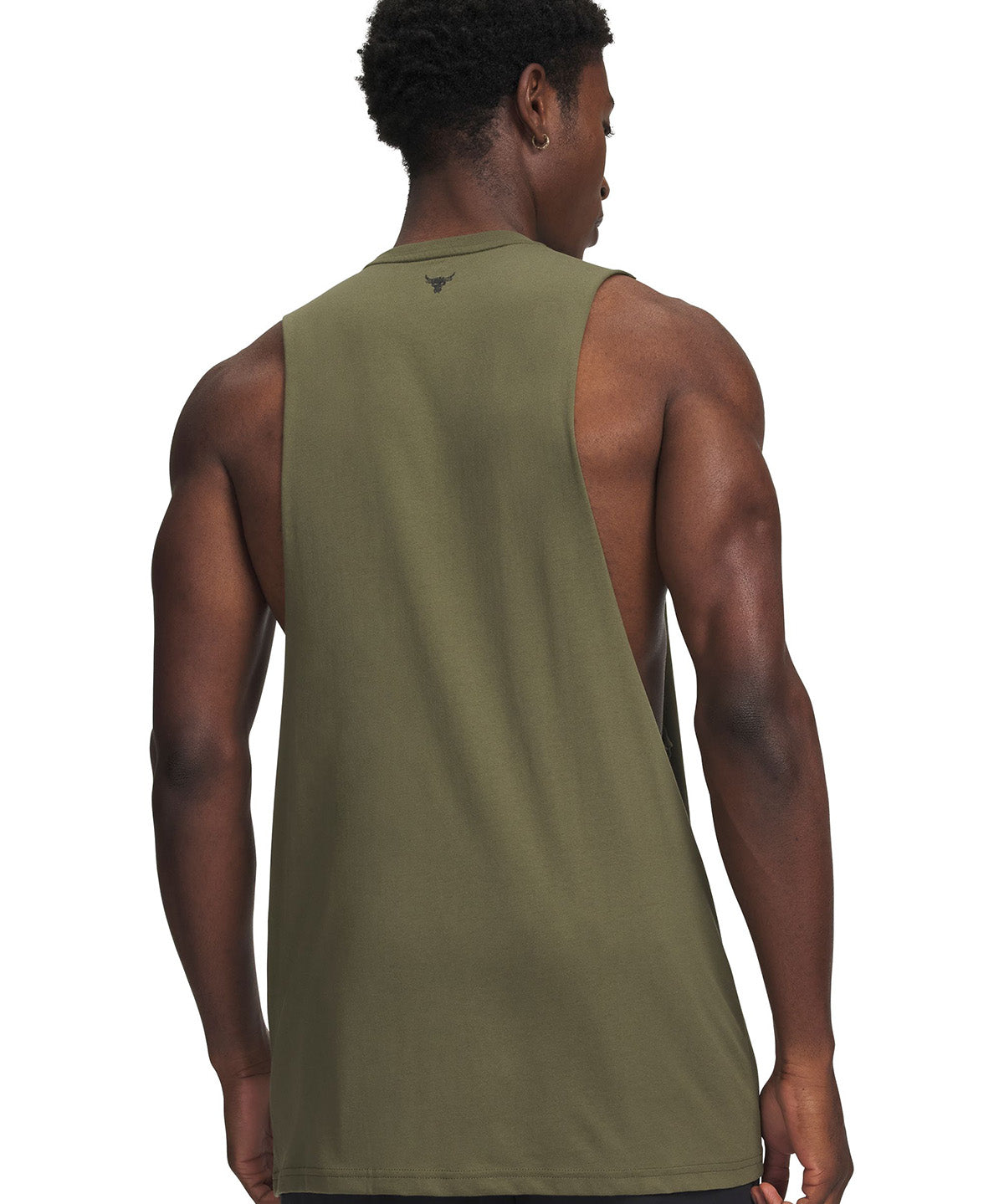 UA Project Rock BSR Polera sin mangas verde para hombre