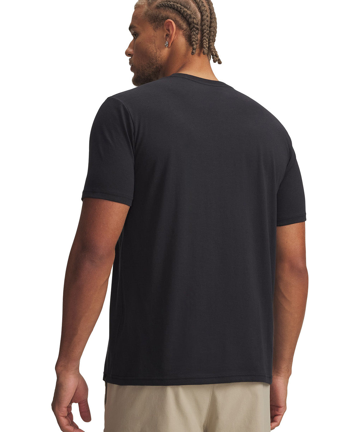 UA Project Rock Polera manga corta negro para hombre