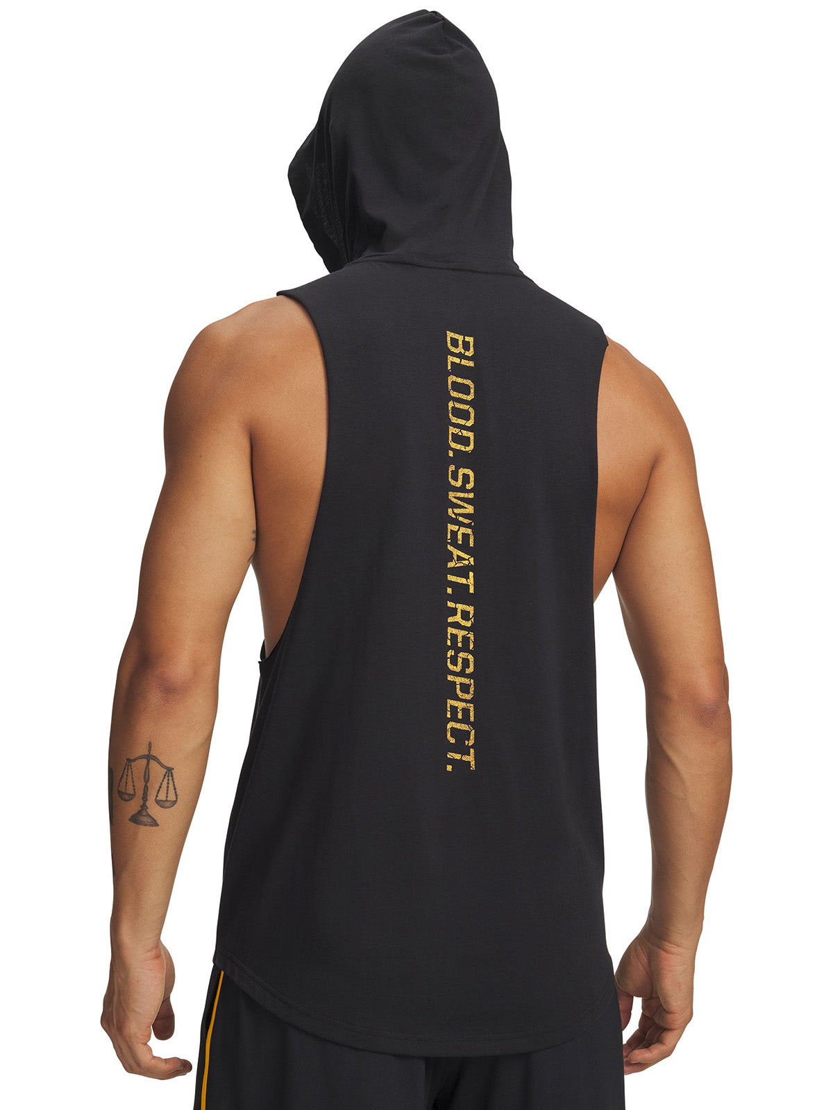UA Project Rock Polera sin mangas negro para hombre