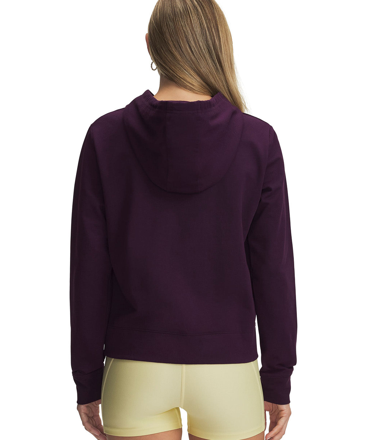 Poleron UA Sport Terry morado para mujer