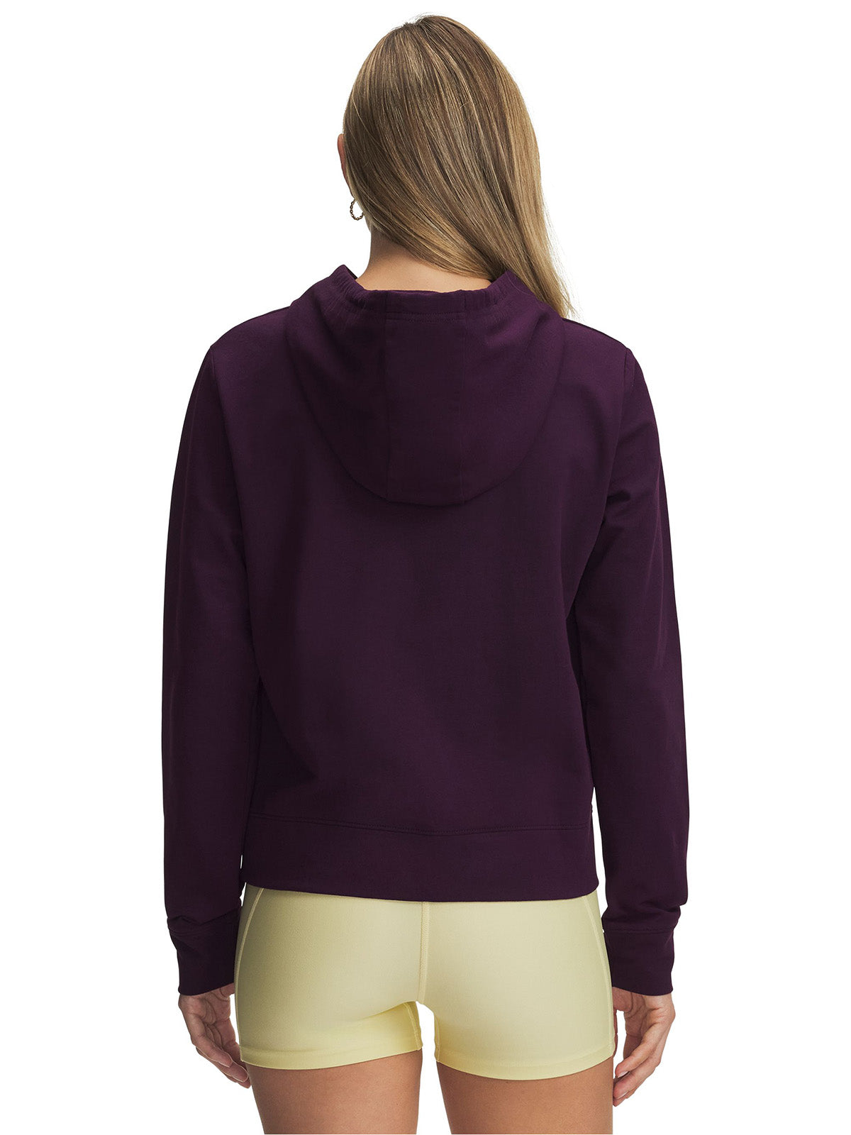 Poleron UA Sport Terry morado para mujer