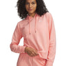 UA Sport Terry Hoodie Poleron rosado para mujer
