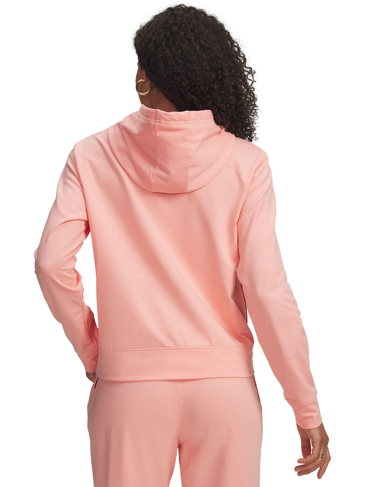 UA Sport Terry Hoodie Poleron rosado para mujer