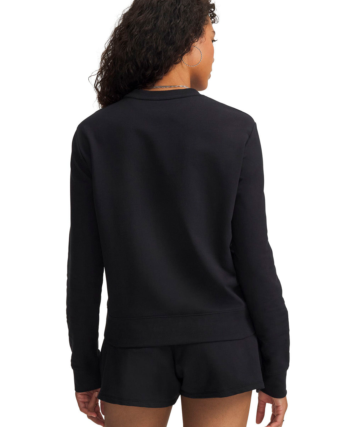Poleron UA Sport Terry negra para mujer