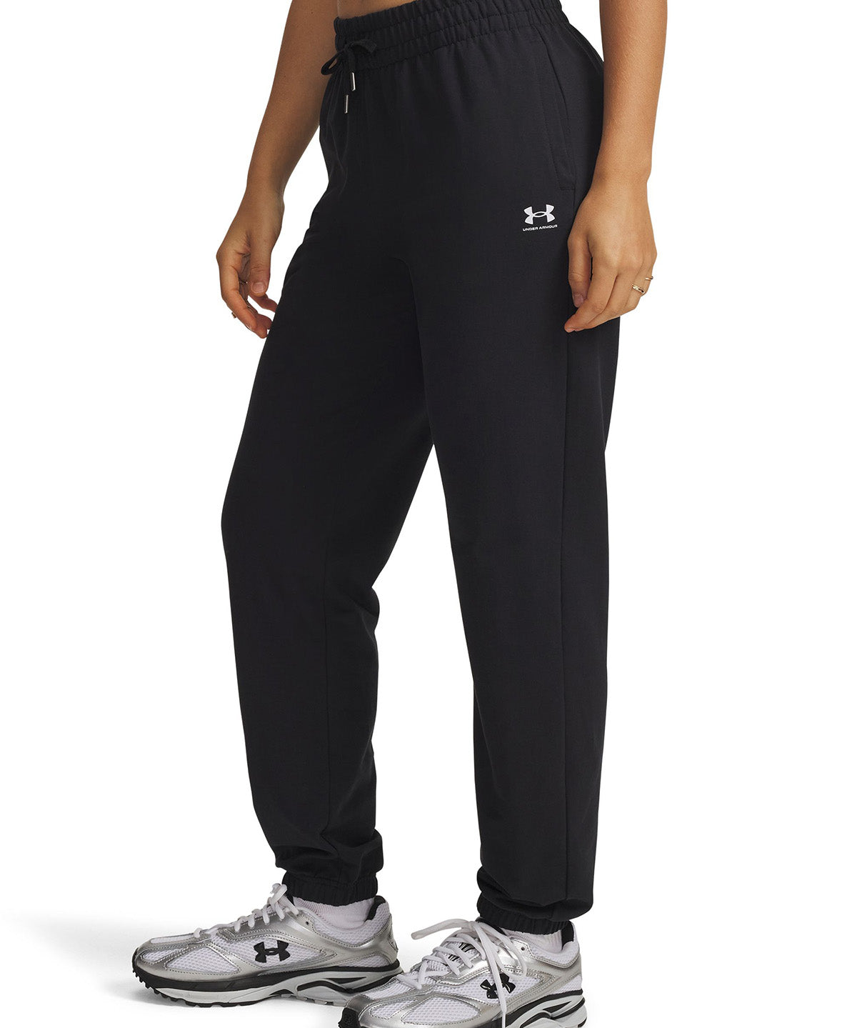 UA Sport Terry Jogger negro para mujer