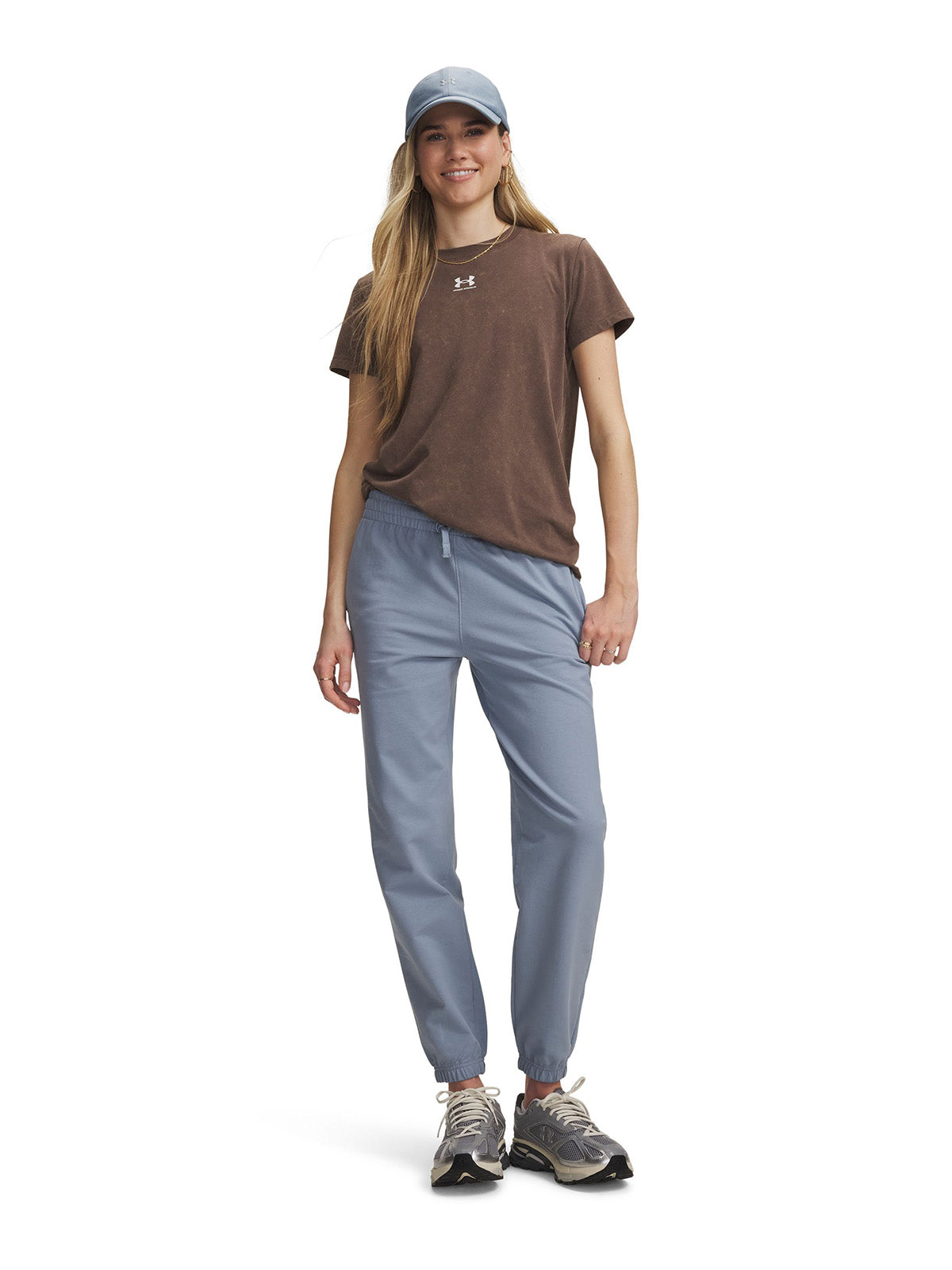 Jogger UA Sport Terry azul para mujer