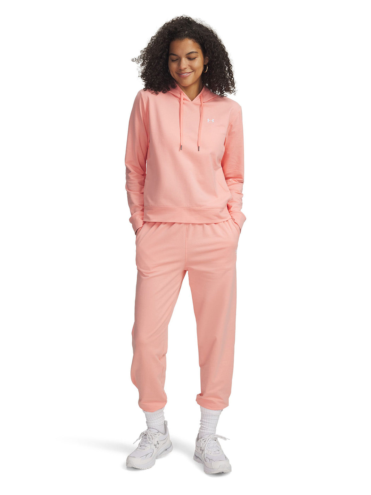 UA Sport Terry Jogger rosado para mujer