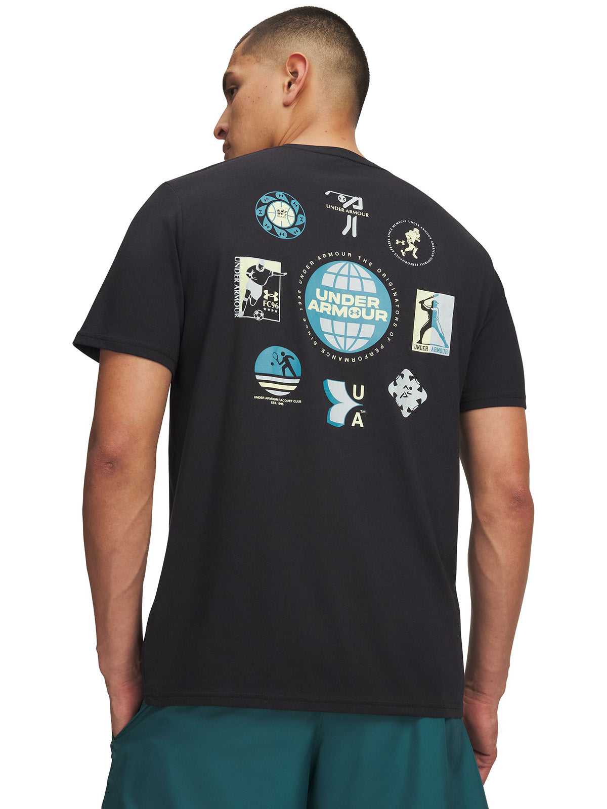 UA M All Sports SS Polera Manga Corta negro para hombre