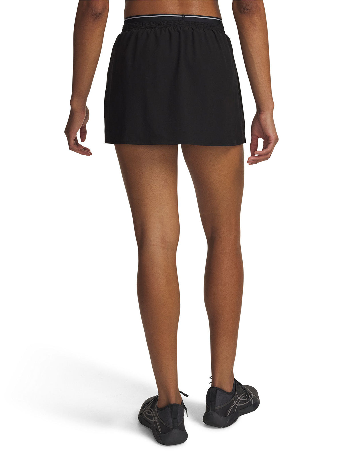 Falda UA Vanish Woven Skort negra para mujer