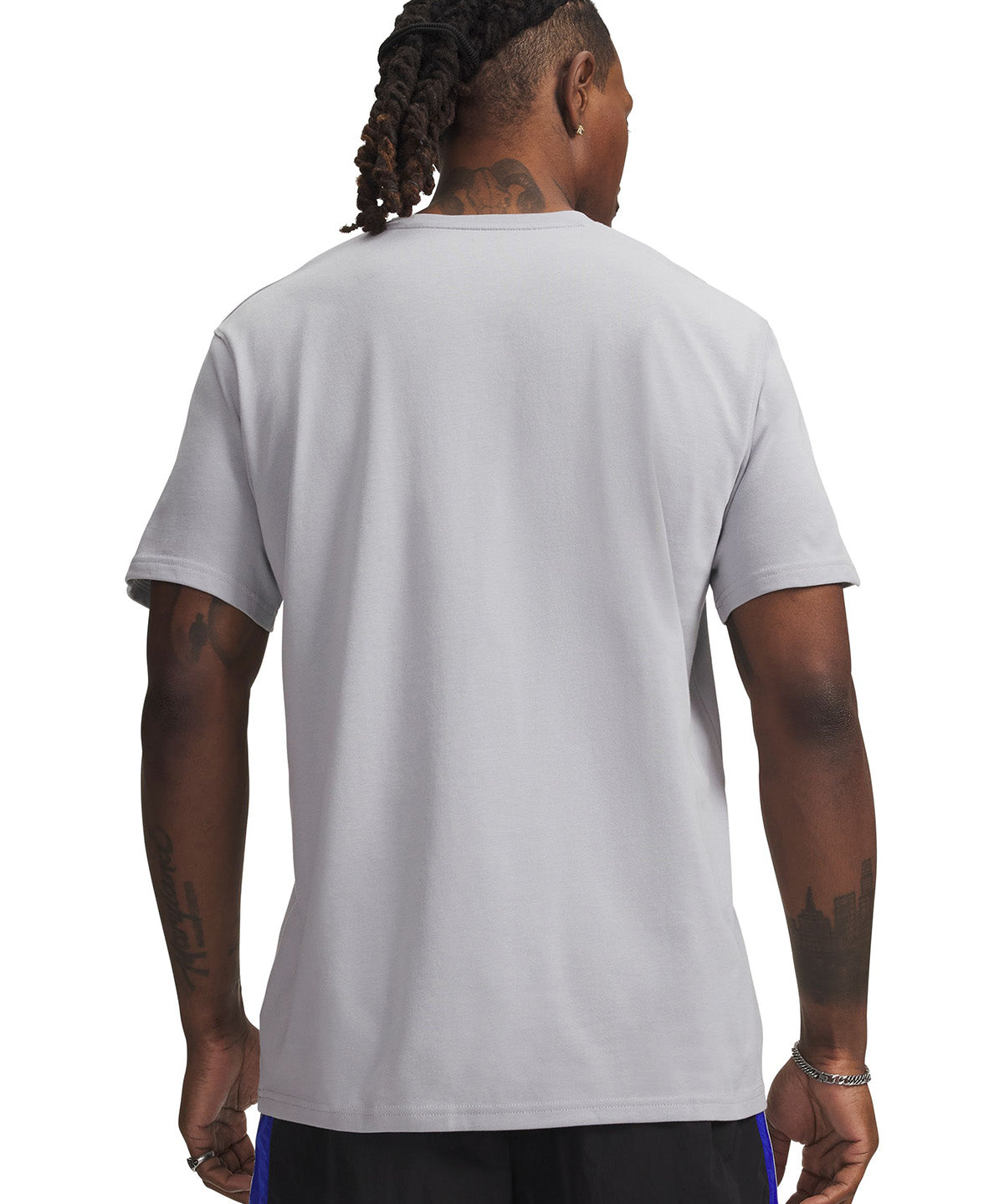 Polera manga corta UA Heavyweight gris para hombre