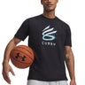 UA Curry Splash Wordmark Polera Manga Corta negro para hombre