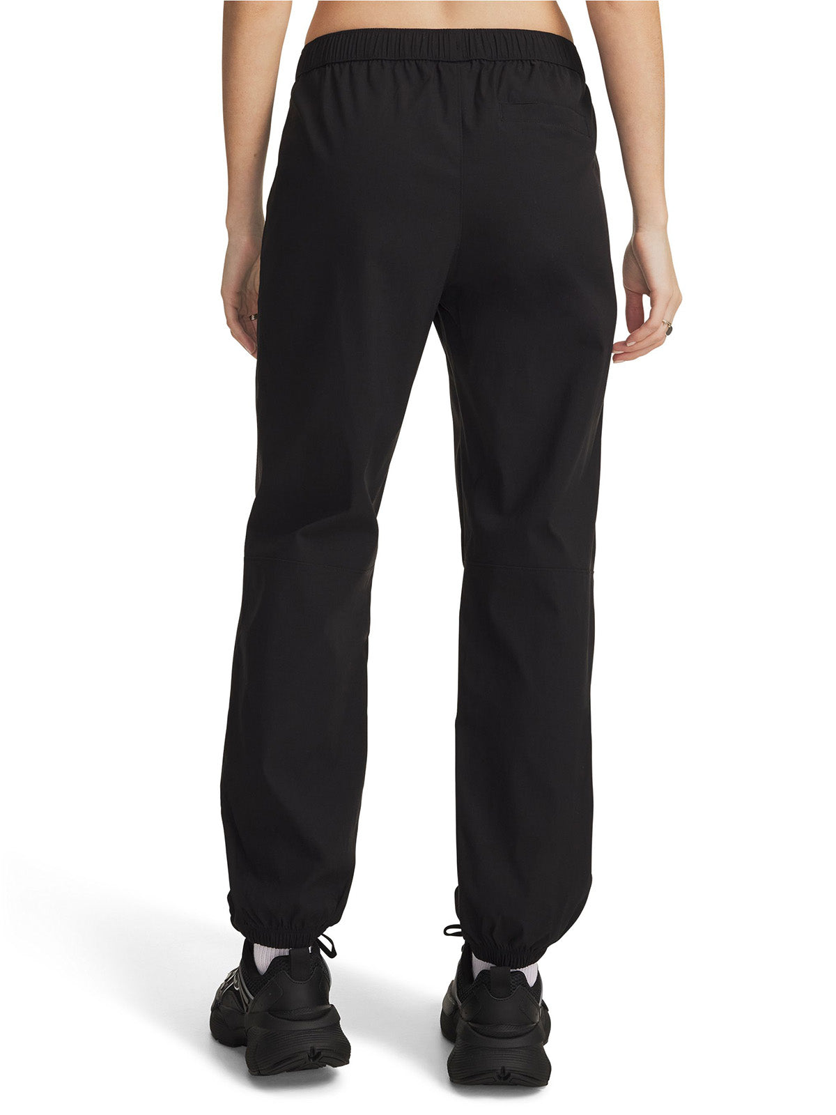 Jogger UA Unstoppable Woven negro para mujer
