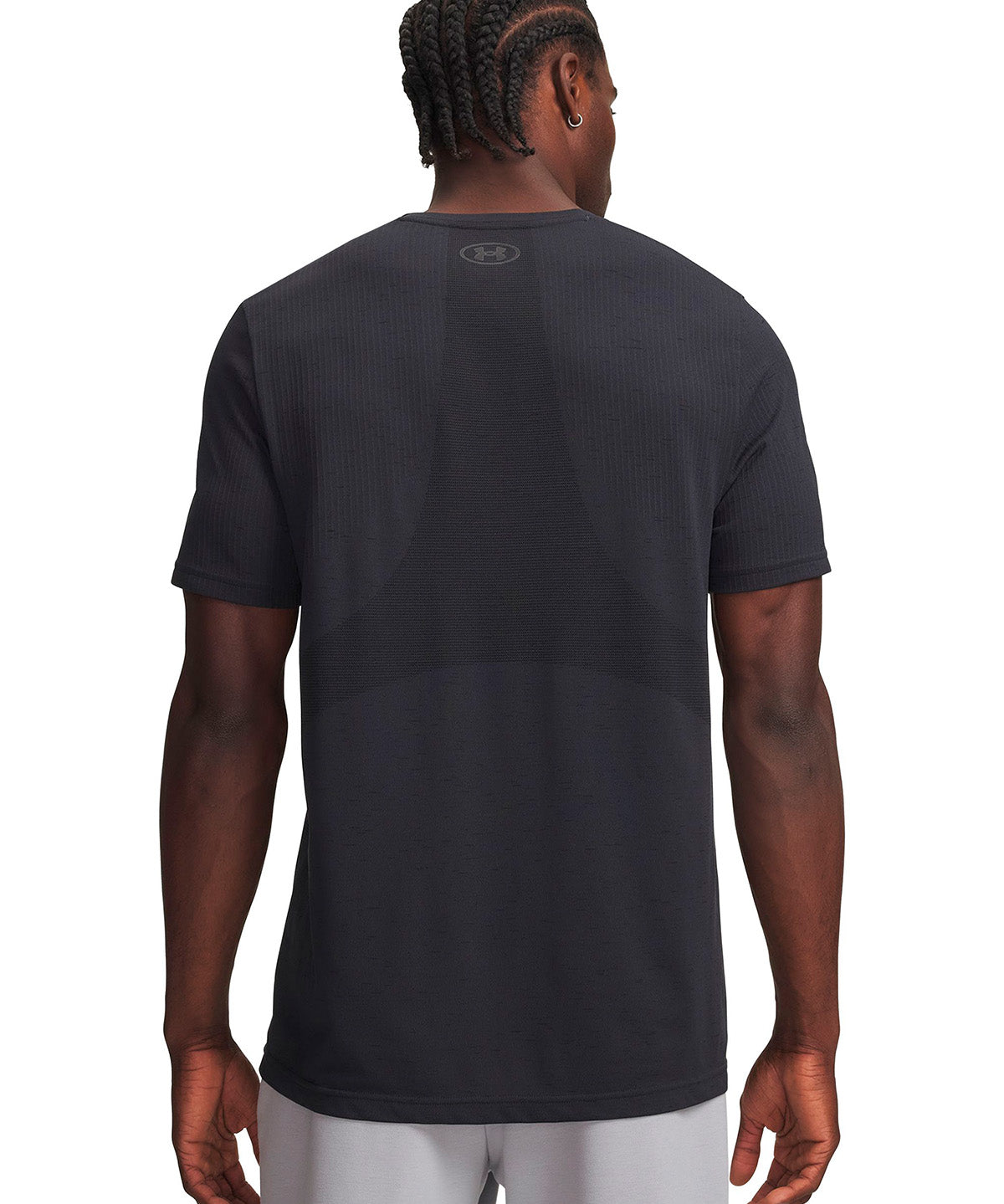 Polera manga corta UA Vanish Seamless negro para hombre