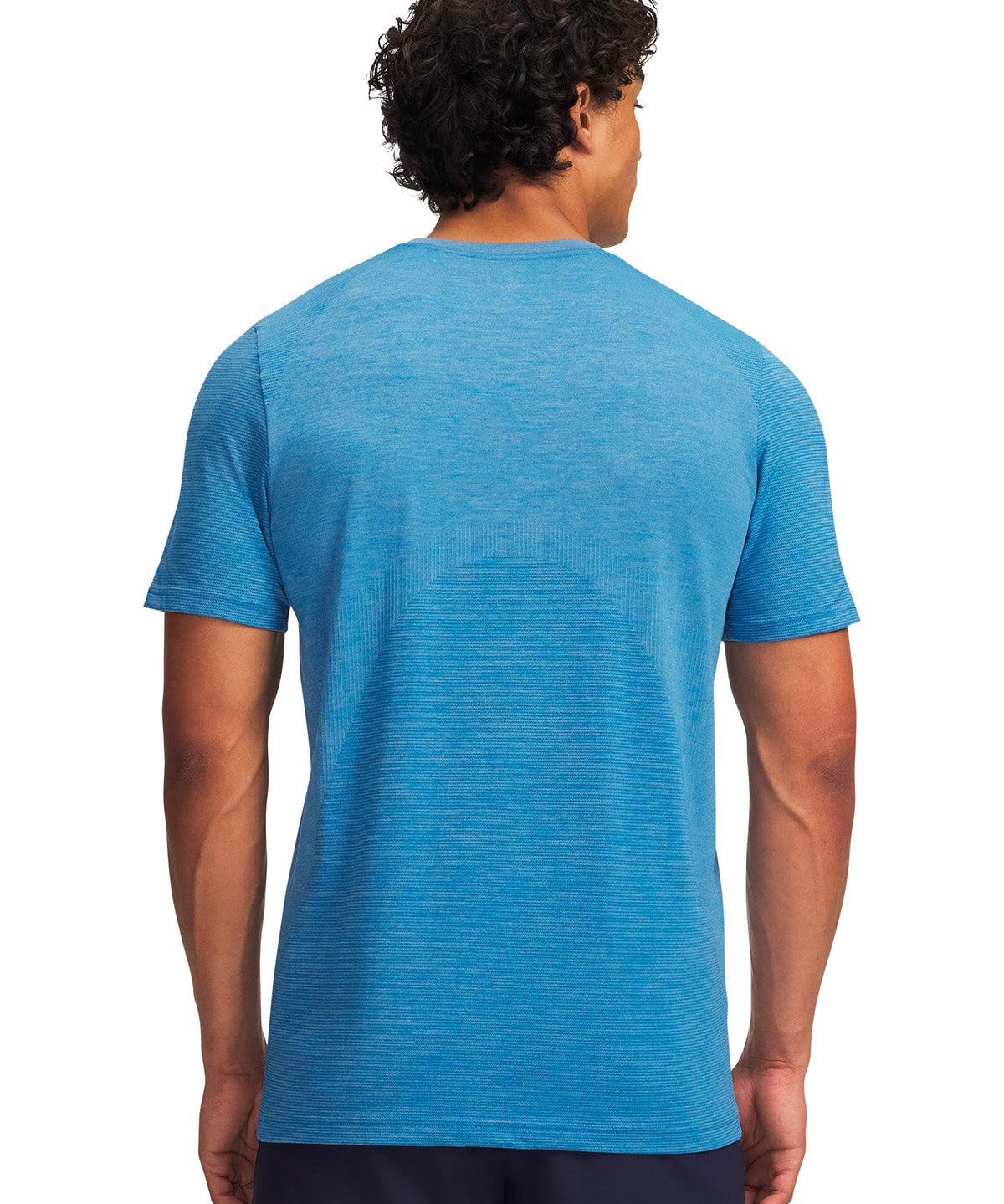 Polera manga corta UA Vanish Seamless azul para hombre