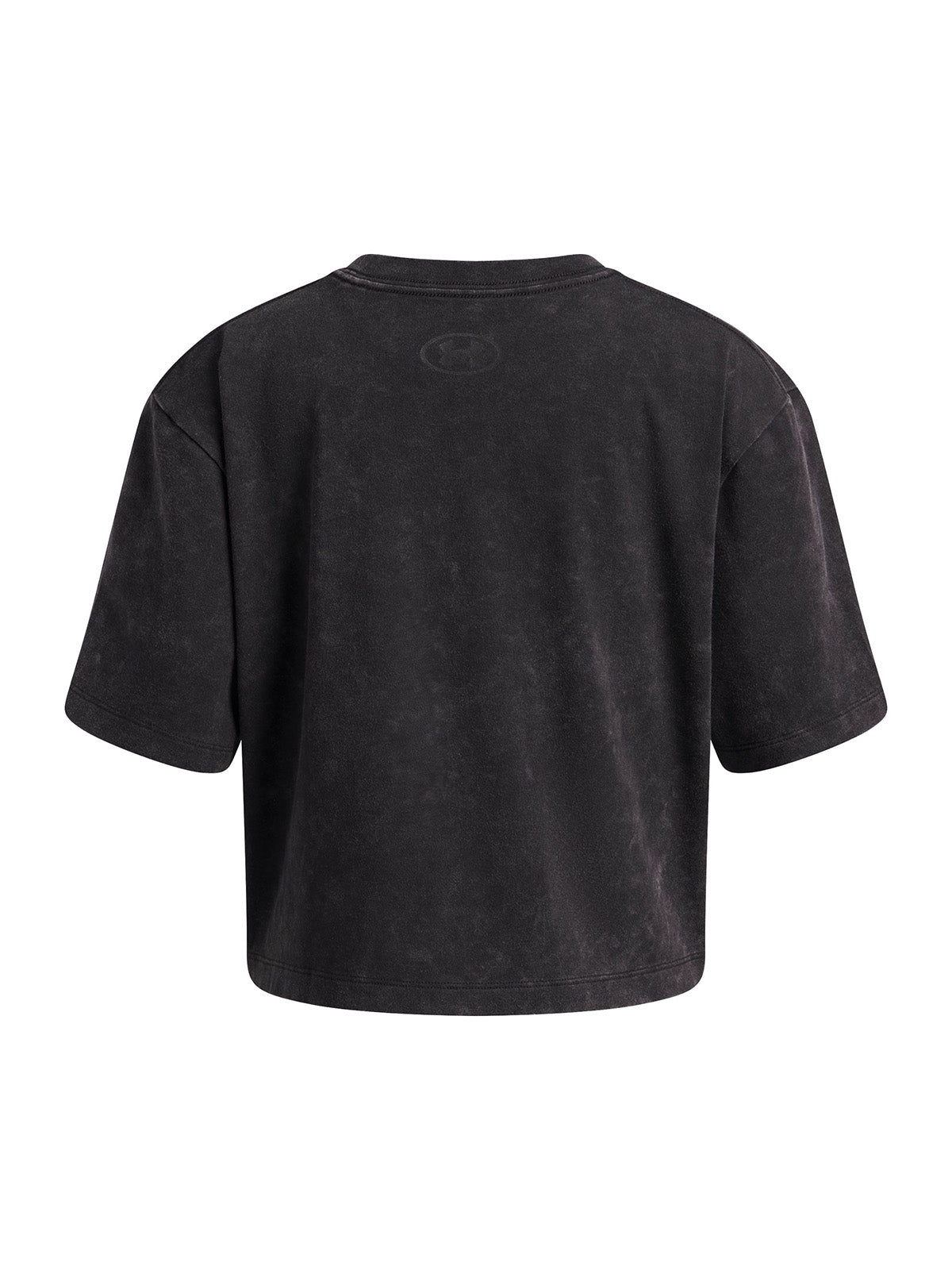 UA Rival Wash SS Polera Manga Corta negro para niña