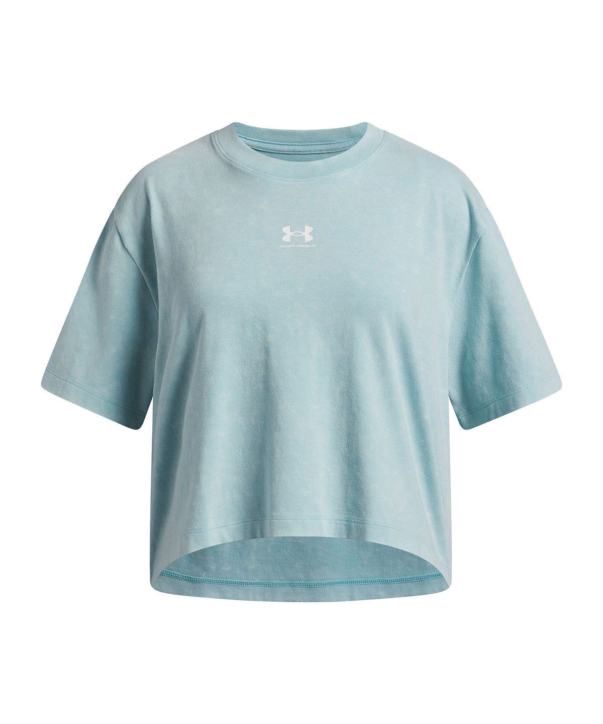UA Rival Wash SS Polera Manga Corta azul para niña