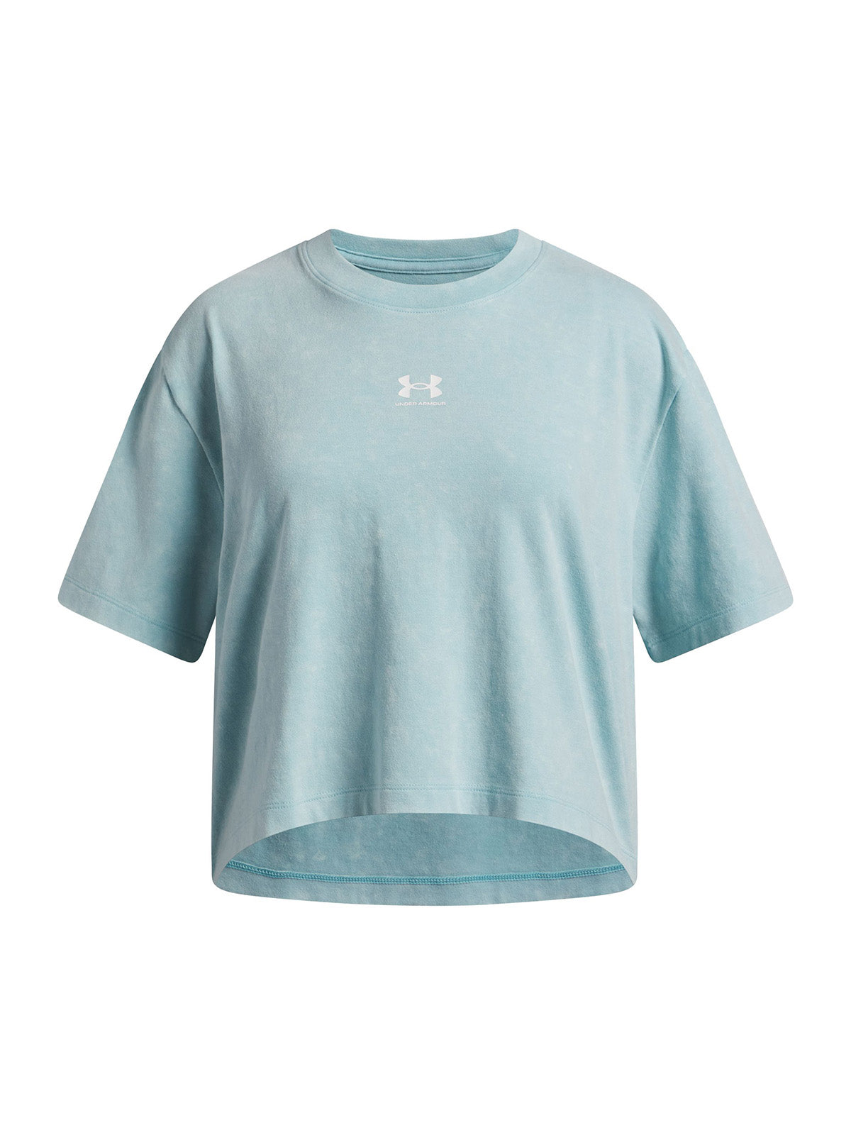 UA Rival Wash SS Polera Manga Corta azul para niña