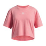 UA Rival Wash SS Polera Manga Corta rosado para niña