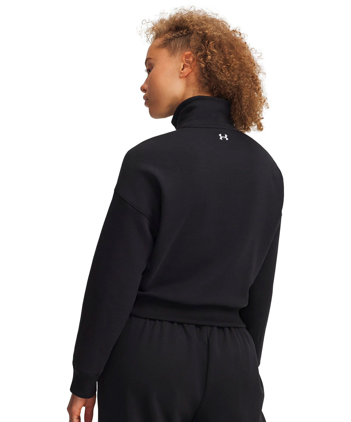 UA Rival Fleece Script negro para mujer