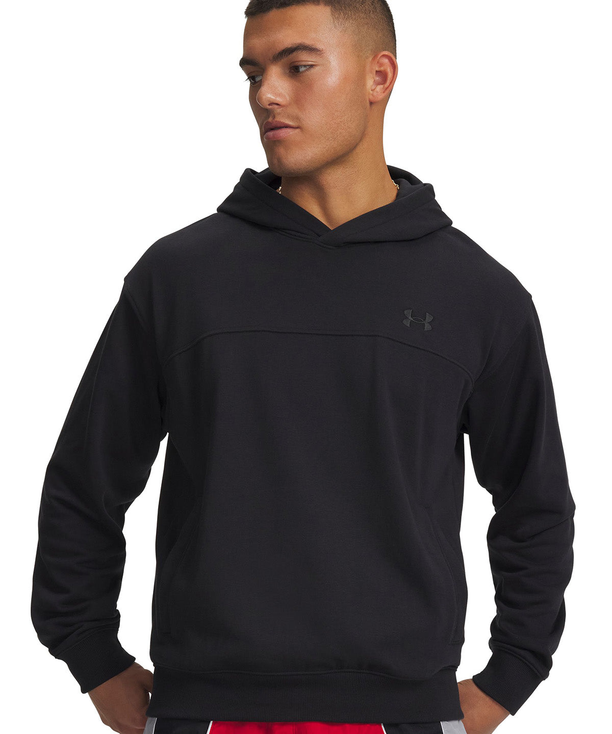 UA Rival Lightweight Hoodie Poleron negro para hombre