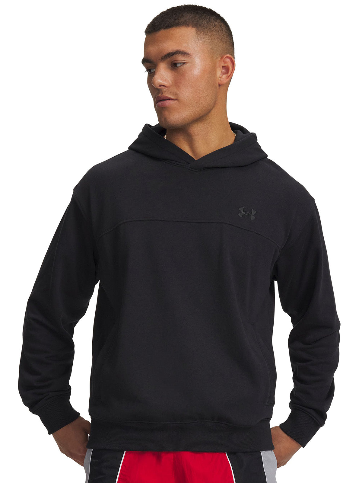 UA Rival Lightweight Hoodie Poleron negro para hombre