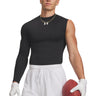 UA HeatGear Asymmetrical Left Top Primera Capa Superior negro para hombre
